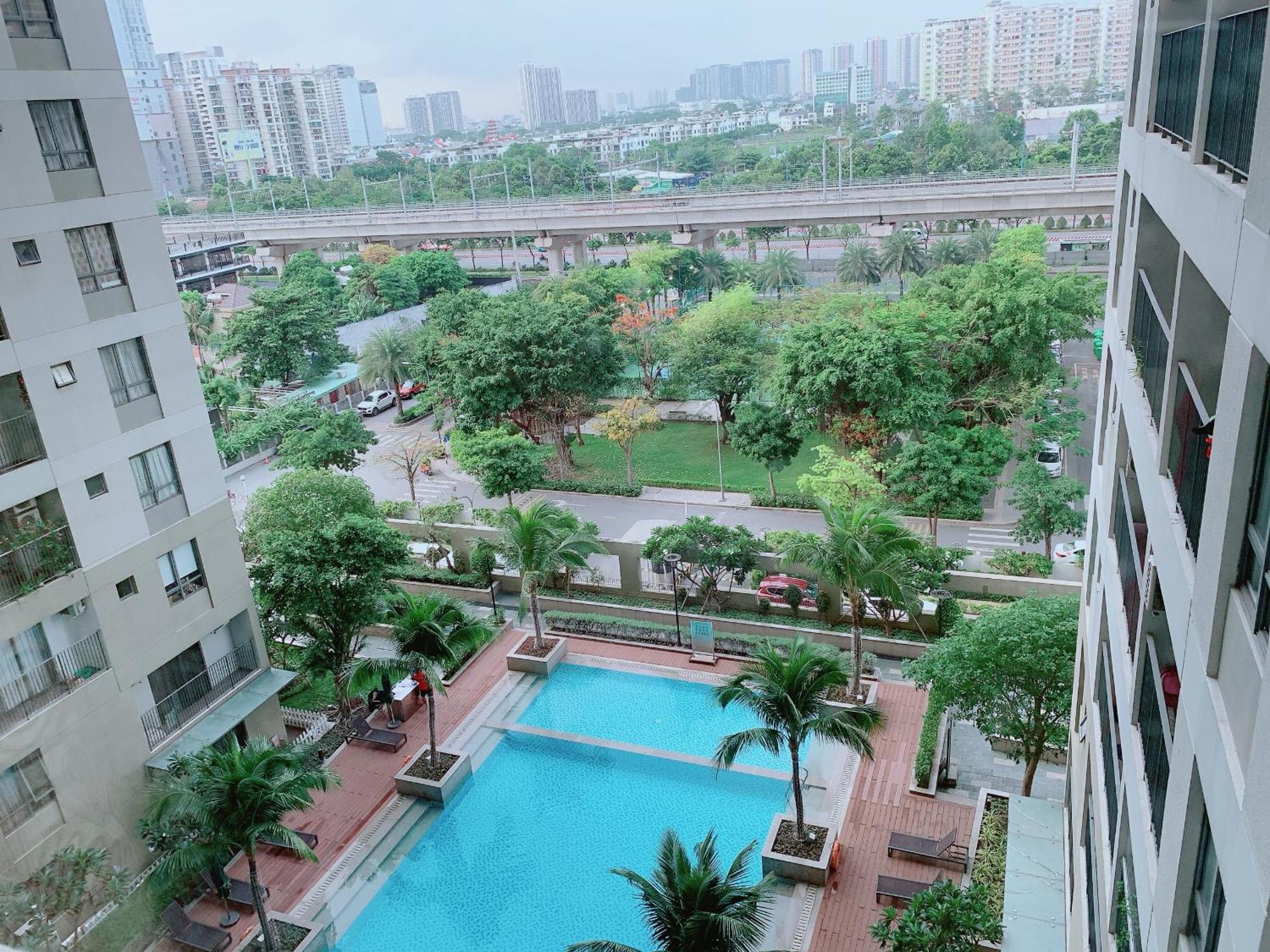 Masteri Thao Dien Comfy Apartment #Nice Balcony #Opening View Ho Chi Minh-stad Buitenkant foto